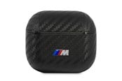 Mobil - Deksel og etui - BMW PU Carbon M Collection Case for AirPods 3 - Black - 3666339009489