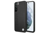 Mobil - Deksel og etui - BMW Signature Logo Imprint Case for Samsung Galaxy S22+ - Black - 3666339043063