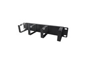 Rackskap - Cablio CAB-LNMCM02-10 - 1U Cable Management Panel | 4 Cable Rings | 10" - CAB-LNMCM02-10