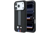 Mobil - Deksel og etui - BMW M Quadrille Kevlar Anthracite & Tricolor Print Lines MagSafe Case for iPhone 17 Pro / 18 Pro - Black - 3666339669638