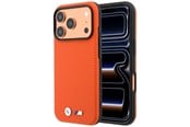 Mobil - Deksel og etui - BMW M Quadrille Kevlar Metal Logo MagSafe Case for iPhone 17 Pro / 18 Pro - Orange - 3666339668884