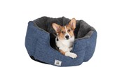 Hund - Chill Kuzzi FIR rund seng skifferblå M - 380588