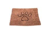Hund - Dog Gone Smart Dirty Dog dørmatte, stor, 89x66cm, brun - 380556