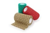 Hund - KRUUSE SafeVet® Bandasje, 10cm x 4,5m, miks av 3 farger - 160720