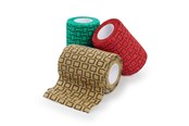Hund - KRUUSE SafeVet® Bandage 7.5 cm x 4.5 m mix 3 far - 160719