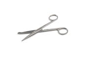 Hund - KRUUSE sykepleiersaks, 14 cm, spiss/knopp, rett - 130419