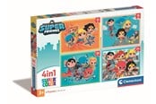 Puslespill - Clementoni Puzzle Superfriends DC 4in1 2D Puslespill - 21520