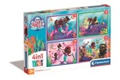 Puslespill - Clementoni Puzzle 4-in-1 Disney Ariel (12+16+20+24) pieces 2D Puslespill - 21533