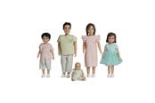 Dukker, Bamser & Utstyr - Micki Lundby Jamie familie: mor, far, 2 barn og 1 baby. Avtakbare klær. Fra 3 år+ - 18408