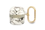Mobil - Andre tilbehør - GUESS GUA2HCHMAG AirPods cover grey/grey Marble Strap Collection - 3666339047160