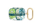 Mobil - Andre tilbehør - GUESS GUAPHHFLN AirPods Pro cover green/green Flower Strap Collection - 3666339047306