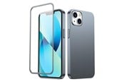 Mobil - Deksel og etui - Joyroom 360 Full Case front and back cover for iPhone 13 + tempered glass screen protector grey (JR-BP927 tranish) - 6941237161567