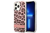 Mobil - Deksel og etui - GUESS GUHCP13LHSLEOP iPhone 13 Pro / 13 6.1" pink/pink hardcase Leopard - 3666339047504