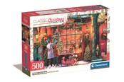 Puslespill - Clementoni Puzzle HQC Old Toy Shop Xmas 500 pieces 2D Puslespill - 35567