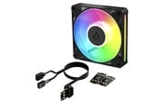 Kabinettvifte - Arctic BioniX P12 A-RGB - Kabinettvifte - 120mm - Svart med RGB LED-lys - ACFAN00335A