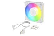 Kabinettvifte - Arctic BioniX P12 A-RGB - Kabinettvifte - 120mm - Hvit med RGB-lys - ACFAN00336A