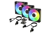 Kabinettvifte - Arctic BioniX P14 A-RGB - 3pack - Kabinettvifte - 140mm - Svart med RGB LED-lys - ACFAN00341A