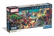 Puslespill - Clementoni Puzzle Panorama HQC Marvel Heroes vs Villains 1000 pieces 2D Puslespill - 37056