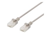 Nettverkskabel - Deltaco patch cable - grey - Grå - UUTP-1040