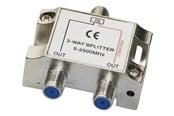 Kabelordner/Kabelstrømpe - Deltaco - splitter - 2-way F-connectors DC pass Class A - R00150041