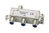 Kabelordner/Kabelstrømpe - Deltaco - splitter - 3-way F-connectors DC pass Class A - R00150042