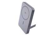 Nødlader - Deltaco power bank - with stand wireless Qi2 magnet - Li-pol - USB-C - 22.5 watt - 5 Ah - PB-Q1008