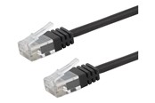 Nettverkskabel - Deltaco patch cable - 75 cm - black - Svart - TP-6075S-SLIM