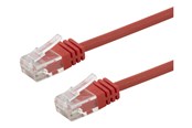 Nettverkskabel - Deltaco patch cable - 1 m - red - Rød - TP-61R-SLIM