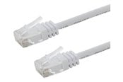 Nettverkskabel - Deltaco patch cable - 2 m - white - Hvit - TP-62W-SLIM