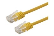 Nettverkskabel - Deltaco patch cable - 2 m - yellow - Gul - TP-62Y-SLIM