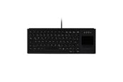 Tastatur - Cherry Contour Active Key Industrial AK-4400-GU - keyboard - low profile compact - with trackpad - QWERTY - Pan Nordic - black Input Device - Tastatur - Nordisk - Svart - AK-4400-GU-B/NOR