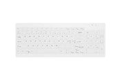 Tastatur - Contour Active Key QuickClean AK-C7012F - keyboard - medical hygienic design fully sealed compact - QWERTY - Pan Nordic - white Input Device - Tastatur - Nordisk - Hvit - AK-C7012F-FUS-W/NOR