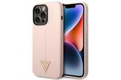 Mobil - Deksel og etui - GUESS GUHCP14XSLTGP iPhone 14 Pro Max 6.7" pink/pink hardcase Silicone Triangle - 3666339065959