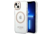 Mobil - Deksel og etui - GUESS GUHMP14MHTRMD iPhone 14 Plus 6.7 "gold / gold hard case Metal Outline Magsafe - 3666339069711