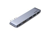 Dokkingstasjon - UGREEN 60559 Docking station for MacBook Pro & Air - 2x USB-C / 3x USB-A + HDMI - Grey - 60559