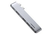 Dokkingstasjon - UGREEN 60559 Docking station for MacBook Pro & Air - 2x USB-C / 3x USB-A + HDMI - Grey - 60559
