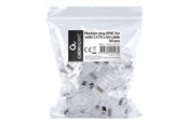 Nettverkskabel - Gembird Cablexpert network connector - Transparent - LC-8P8C-002/50