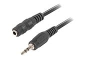 Lydkabel - Lanberg audio extension cable - 5 m - CA-MJFJ-10CC-0050-BK