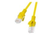 Nettverkskabel - Lanberg patch cable - 25 cm - yellow RAL 1016 - Gul - PCU5-10CC-0025-Y