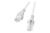 Nettverkskabel - Lanberg patch cable - 50 cm - grey RAL 7035 - Grå - PCF5-10CC-0050-S