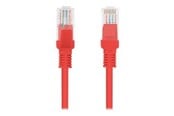 Nettverkskabel - Lanberg patch cable - 3 m - red RAL 3017 - Rød - PCU6-10CC-0300-R