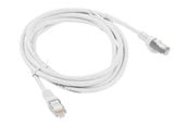 Nettverkskabel - Lanberg patch cable - 2 m - white RAL 9010 - Hvit - PCF6-10CC-0200-W