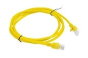 Nettverkskabel - Lanberg patch cable - 1.5 m - yellow RAL 1028 - Gul - PCU6-10CC-0150-Y