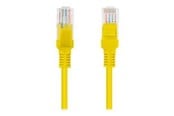 Nettverkskabel - Lanberg patch cable - 10 m - yellow RAL 1028 - Gul - PCU6-10CC-1000-Y