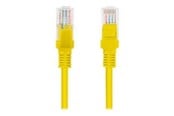 Nettverkskabel - Lanberg patch cable - 0.5 m - yellow RAL 1028 - Gul - PCU6-10CC-0050-Y