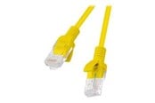 Nettverkskabel - Lanberg patch cable - 2 m - yellow RAL 1016 - Gul - PCU6-10CC-0200-Y