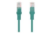 Nettverkskabel - Lanberg patch cable - 50 cm - green RAL 6024 - Grønn - PCU6-10CC-0050-G
