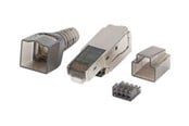 Nettverkskabel - Lanberg network connector - silver - Sølv - PLSA-6000TL