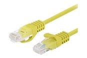 Nettverkskabel - Lanberg patch cable - 7.5 m - yellow RAL 1016 - Gul - PCU6-10CC-0750-Y