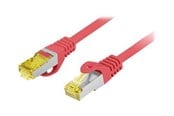 Nettverkskabel - Lanberg patch cable - 25 cm - red RAL 3017 - Rød - PCF6A-10CU-0025-R